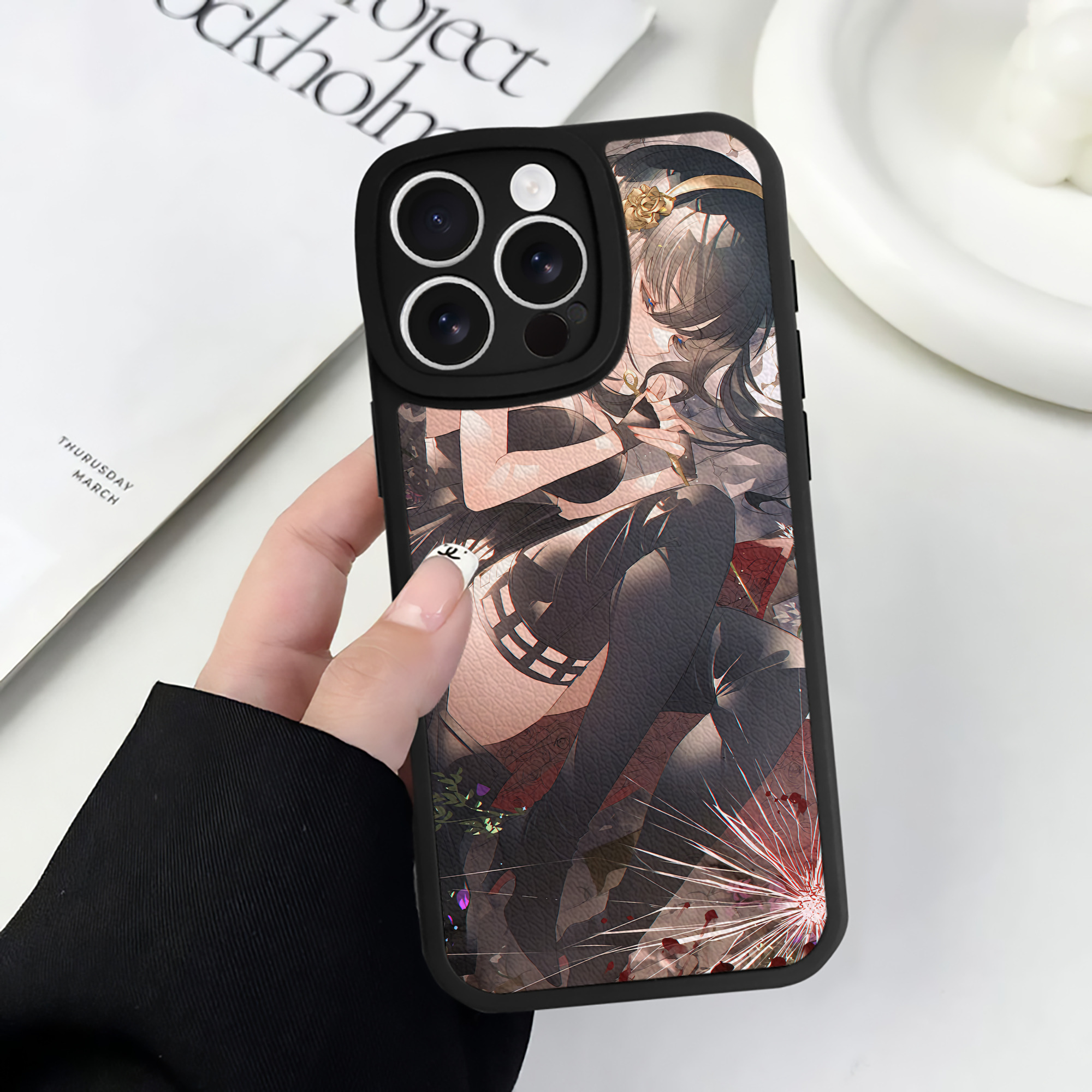 （画像用） SPY×FAMILY间谍家家酒 【iPhone 16シリーズ対応】シリコンスマホケース（レザー調） 材質：シリコン